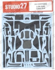 [사전 예약] ST27-CD20020 1/20 J191 Carbon decal for Tamiya STUDIO27 【Carbon Decal】