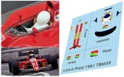 [사전 예약] TBM35 1/24 Pilot Figure and Decals for Ferrari F1-91  A Prost 1991