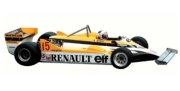 [사전 예약] TMK454 1/43 RENAULT RE 30 French G.P. 1981