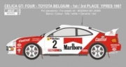 [사전 예약] REJ0162D 1/24 Toyota Celica GT Four - 1997 Rally Ypres #2 Loix / #4 Aghini