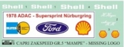 [사전 예약] REJ0437 1/24 Ford Capri Zakspeed Gr.5 - "Mampe" 1978 - missing logo decals