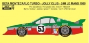 [사전 예약] REJ0426 1/24 Lancia Beta Montecarlo Turbo - 1980 Le Mans / Jolly Club