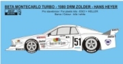 [사전 예약] REJ0427 1/24 Lancia Beta Montecarlo Turbo - 1980 DRM Zolder #51 - Heyer