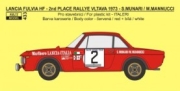 [사전 예약] REJ0433 1/24 Lancia Fulvia HF - 1973 Rallye Vltava - Munari / Mannucci