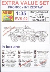 [사전 예약] 35EVS-02 1/35 Heavy Armoured Car with 7,5cm PaK40gun Sd.Kfz.234/4