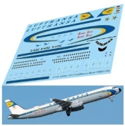 [사전 예약] TBD1198 1/144 Decals for Airbus A321 Lufthansa Retr&ograve; 100 Years Celebration