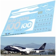 [사전 예약] TBD1177 1/144 Decals for Boeing 747 800 Lufthansa 100 Years