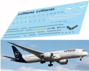 [사전 예약] TBD1203 1/144 Decals for Boeing 787-900 Lufthansa
