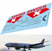 [사전 예약] TBD1062 1/144 Decals for Boeing 777-300 SWISS Airlines