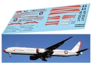 [사전 예약] TBD1204 1/144 Decals for Boeing 777 300 American Airlines 100 Years