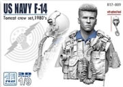 [사전 예약] R17-B09 1/9 Bust 1980's USN U.S. NAVY F-14 PILOT