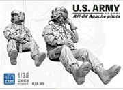 [사전 예약] R34-35 1/35 AH-64 Apache pilots Duo R34-35 *A pair of pilots