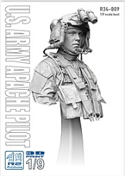 [사전 예약] R34-B09 1/9 U.S. Army Apache Pilot Bust
