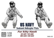 [사전 예약] R60-35 1/35 US Navy Sea Hawk Helicopter Pilots For kitty HawkSH-60F / SH-60B/MH-60R / HH-60H