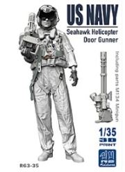 [사전 예약] R63-35 1/35 US Navy Sea Hawk Helicopter Door Gunner