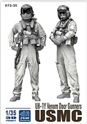 [사전 예약] R72-35 1/35 USMC UH-1Y Venom Door Gunners *A pair of soldiers *decals