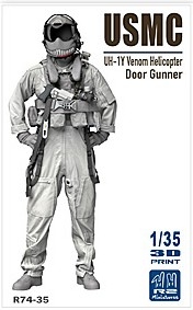 [사전 예약] R74-35 1/35 USMC UH-1Y Venom Door Gunner *a soldier *decals