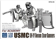 [사전 예약] R76-35 1/35 USMC UH-1Y Venom Door Gunners FOR ACADEMY FOR ACADEMY*A pair of soldiers* GAU-17A Minigun (2pcs)* M134 Ammo Cans (2pcs)* 4,000-round M134 Magazine (2pcs)* decals