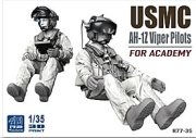 [사전 예약] R77-35 1/35 USMC AH-1Z Viper Pilots Duo FOR ACADEMY *A pair of pilots *decals