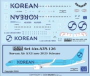 [사전 예약] 44-A3N-126 1/144 Korean Air A321neo 2025 Scheme