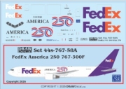 [사전 예약] 44-767-58A 1/144 FedEx America 250 767-300F