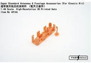 [사전 예약] Fa48166 1/48 Super Etendard Antennas & Fuselage Accessories（For Kinetic Kit）