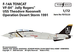 [사전 예약] FD72123 1/72 F-14A TOMCAT VF-84 Operation Desert Storm 1991