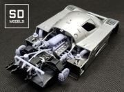[사전 예약] SD-M02 1/24 Sauber Mercedes C9 [1989 Le Mans] Additional Parts,Tamiya Compatible,3D Printed