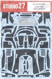 [사전 예약-재생산] ST27-CD24004 1/24 FXX Carbon decal set for TAMIYA 24292