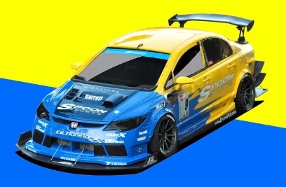 [사전 예약-재생산] Z034 Honda Civic FD2 Type R Spoon (Latest ver.) Full Resin Kit