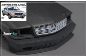 [사전 예약] Z222 1/24 Mercedes-Benz 500 SEC(W126) Front grille for Tamiya
