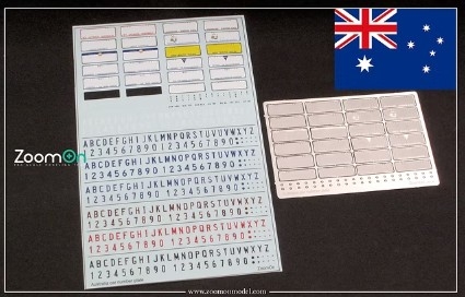 [사전 예약] ZD277 1/24 Australian car license plates