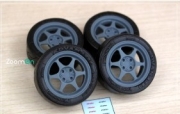 [사전 예약] ZR161 1/24 15 inch Desmond J's Racing RAM'S PR-6 rim set
