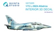 [사전 예약] QD72265 1/72 L-39ZA Albatros 3D-Printed & coloured Interior on decal paper (Eduard)