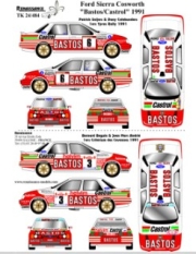 [사전 예약] RTk24/484 1/24 Ford Sierra Cosworth Bastos for Dmodelkits