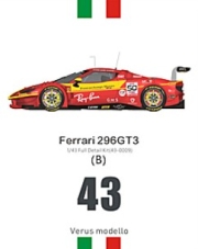 [사전 예약-예상보다 소진이 빠릅니다] AM43-0009B 1/43 Ferrari 296 GT3 VER B
