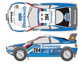 [사전 예약] SHK-D140 1/24 PEUGEOT 405T16GR '89 PARIS-DAKAR RALLY WINNER by Tamiya