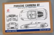 [사전 예약-재생산] HD02-0378 1/24 Porsche Carrera GT Detail-up Set For Tamiya 24275（PE+Metal parts+Resin）Hobby Design