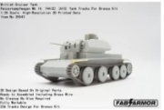 [사전 예약] Fa35043 1/35 British Cruiser Tank Panzerkampfwagen Mk IV, 744(E) (A13) Tank Tracks For Bronco Kit
