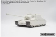 [사전 예약] Fa35044 1/35 British Heavy Assault Tank A39 Tortoise Tank Tracks For Meng Model Kit