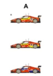 [사전 예약] KB06-01A 1/64 Ferrari 296 GT3 A Version