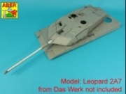 [사전 예약] 16 L-34 1/16 120 mm L/55 Barrel for German Tank Leopard 2A7V for Das Werk