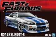 [사전 예약] AOS06795 1/24 Fast & Furious R34 SKYLINE GT-R