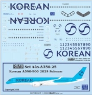 [사전 예약] 20-A350-25 1/200 Korean Air A350-900s 2025 Scheme
