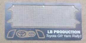 [사전 예약] LBPE01 1/24 Toyota GR Yaris Rally1 Front Grill and emblem