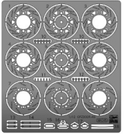 [사전 예약-11월] HSG21788 1/12 Etching Parts for Kawasaki GPZ900R (A5) (1988)