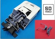 [사전 예약] SD-N01+1 1/24 Nissan R89C [1989 JSPC] Additional Parts, Compatible with Tamiya, 3D-Printed