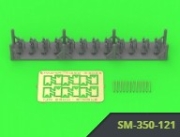 [사전 예약] SM-350-121 1/350 IJN Type 96 25mm SINGLE mount (12pcs)