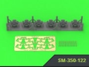[사전 예약] SM-350-122 1/350 IJN Type 96 25mm TWIN mount - EARLY - with open ring sights (6pcs)