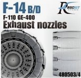 [사전 예약] 480504G 1/48 F-14B/D Exhaust nozzles for G.W.H(CLOSED)